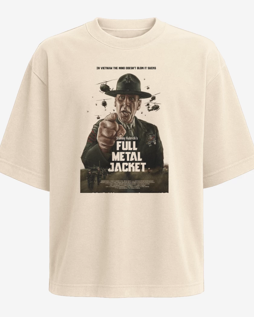 Polera Oversize A Stanley Kubrick Film: Full Metal Jacket