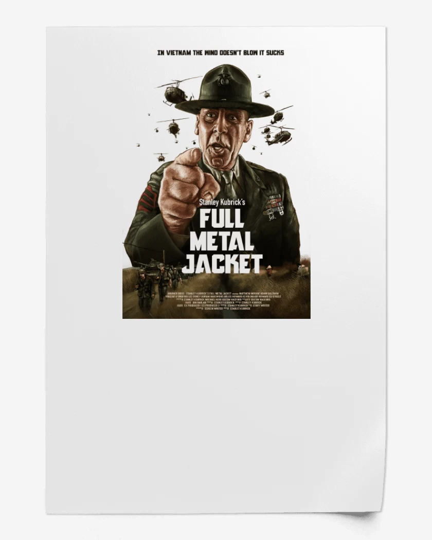 Print A Stanley Kubrick Film: Full Metal Jacket