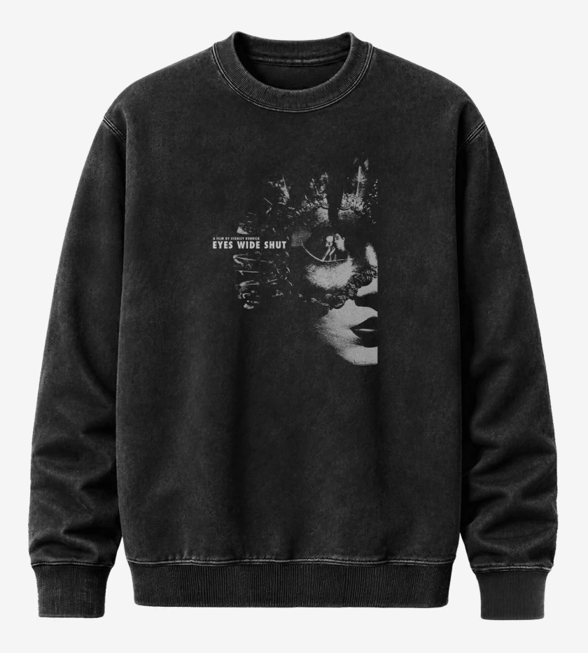 Poleron Polo Acid Wash Negro de A Stanley Kubrick Film: Eyes Wide Shut