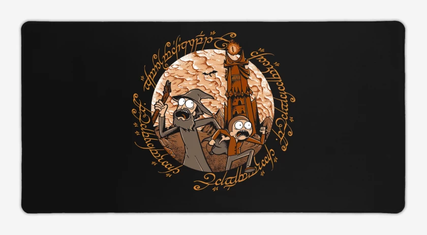 Mouse pad Gamer Negro de The Middle Multiverse