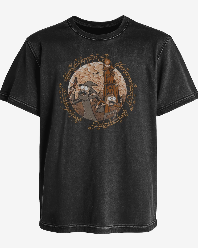 Polera desgastada Negro de The Middle Multiverse