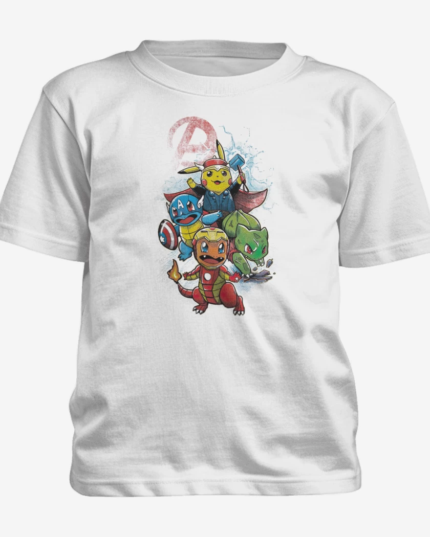 Polera de niño Blanco de Pokengers
