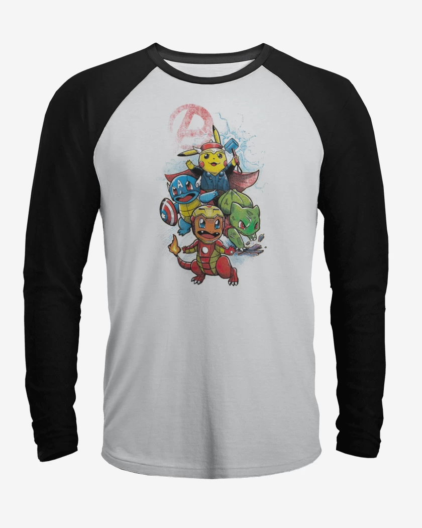 Polera Raglan Pokengers