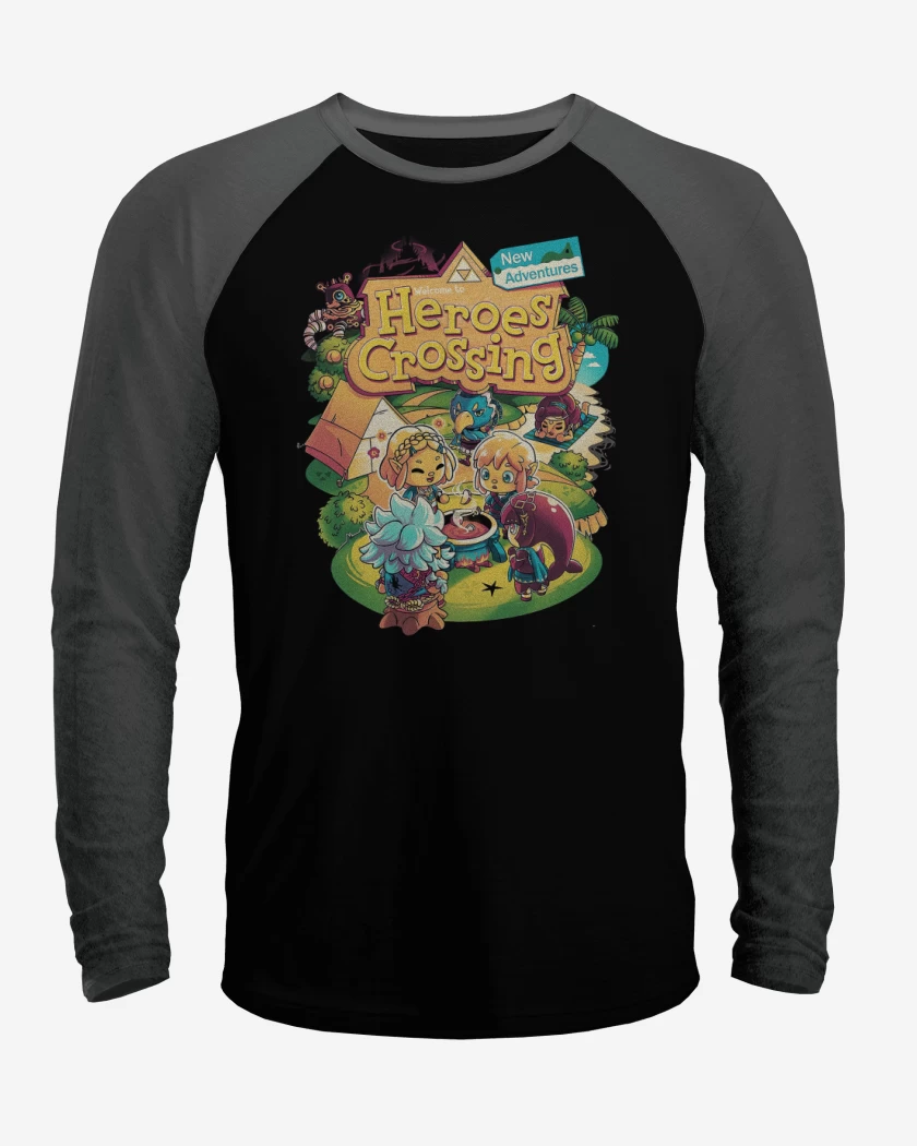 Polera Raglan Heroes Crossing