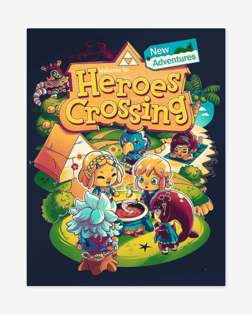 Print metalico Heroes Crossing
