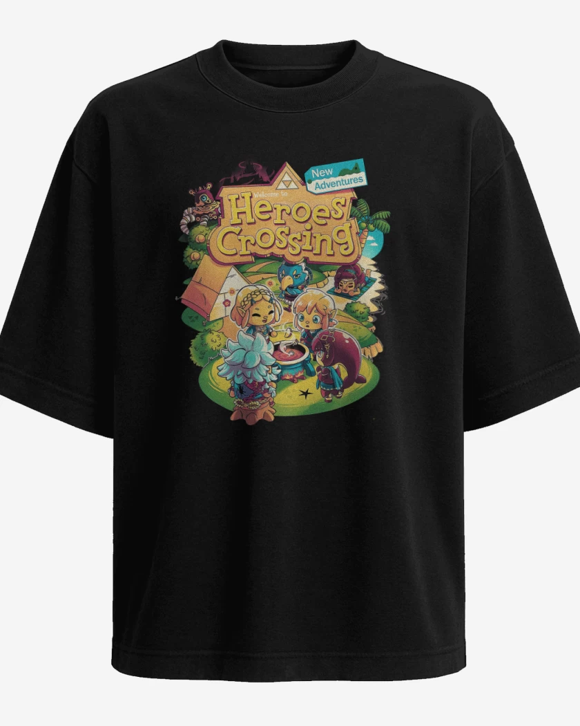 Polera Oversize Heroes Crossing