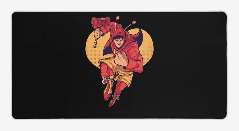 Mouse pad Gamer Negro de Super Chapulin