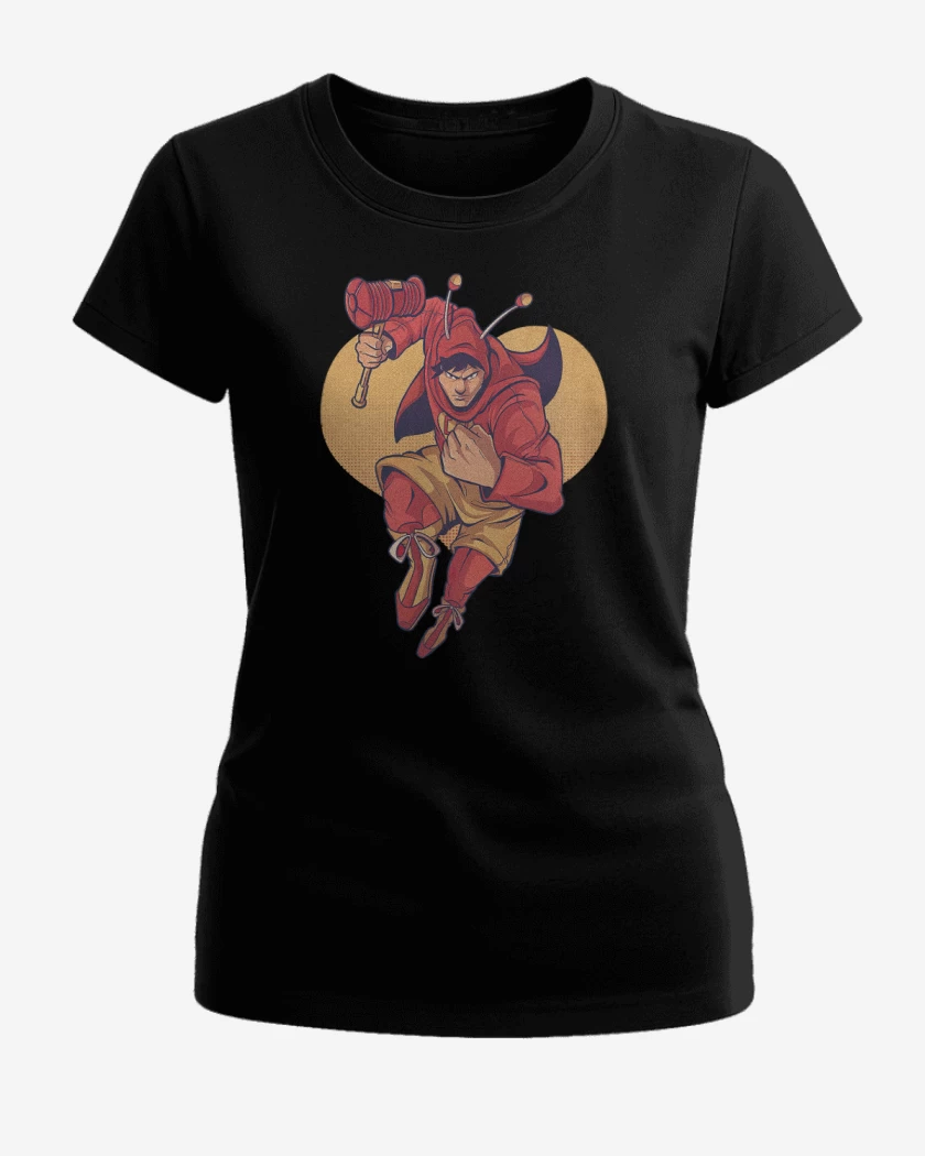 Polera de Mujer Negro de Super Chapulin