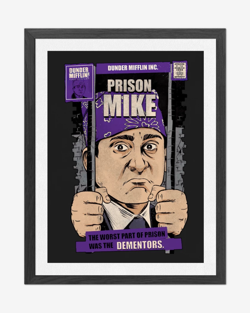 Cuadro decorativo Negro de Prison Mike