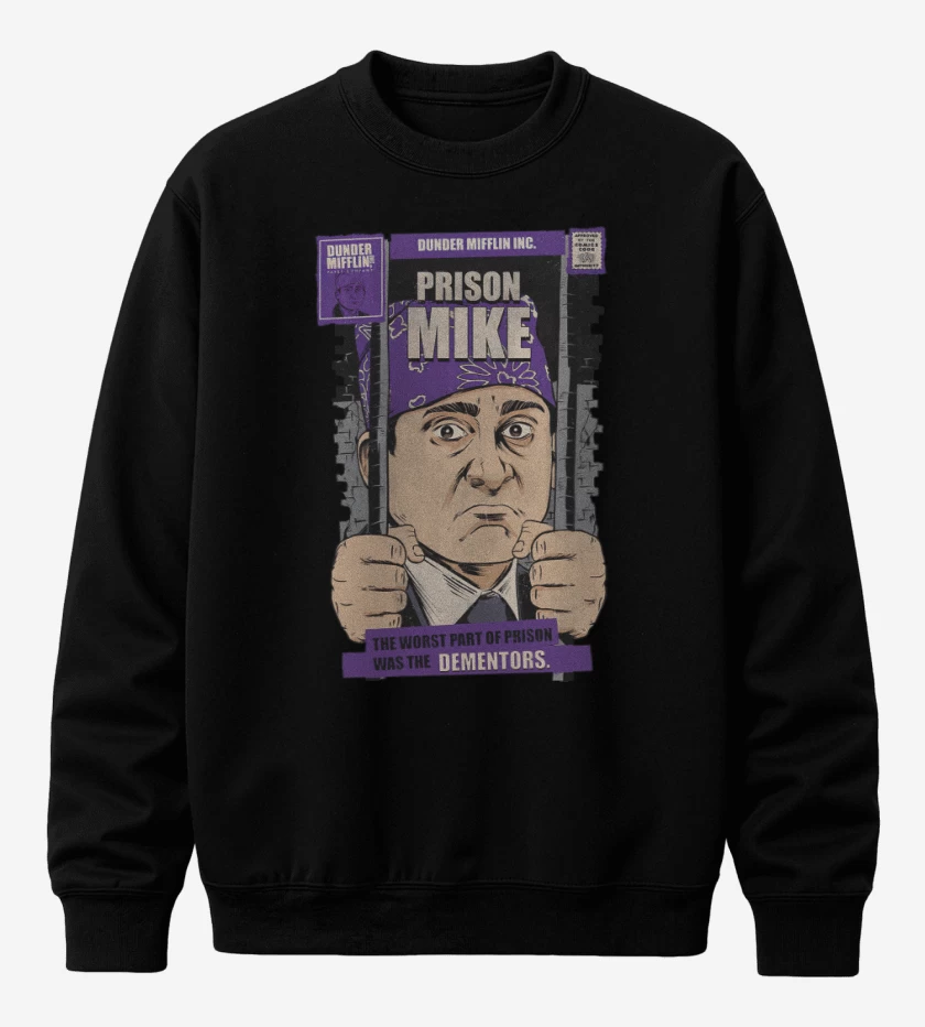 Poleron polo Negro de Prison Mike