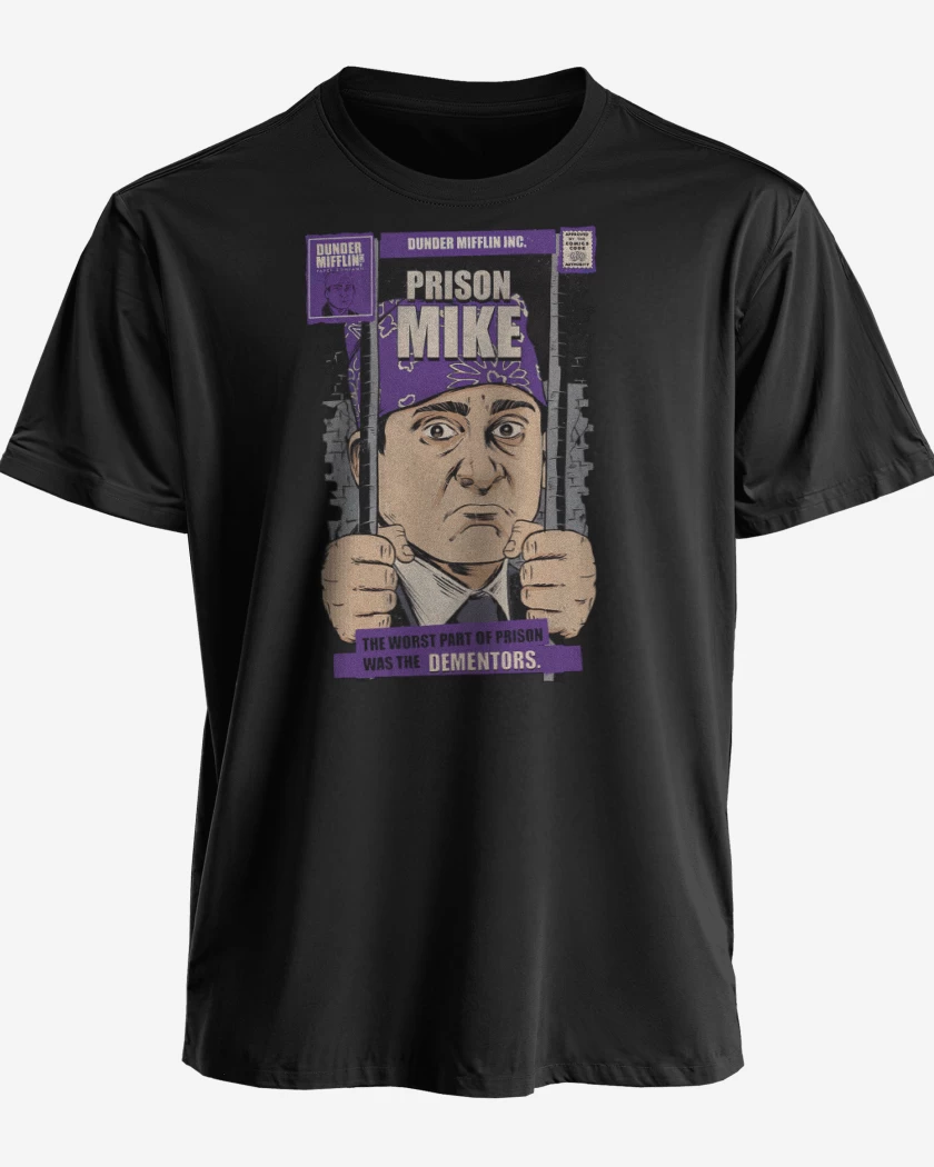 Polera premium Negro de Prison Mike