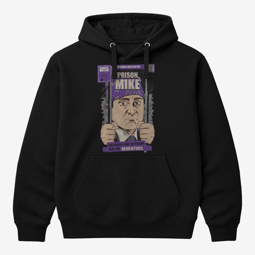 Polerón Canguro Negro de Prison Mike