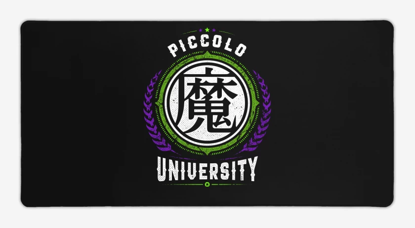 Mouse pad Gamer Negro de Piccolo University 2