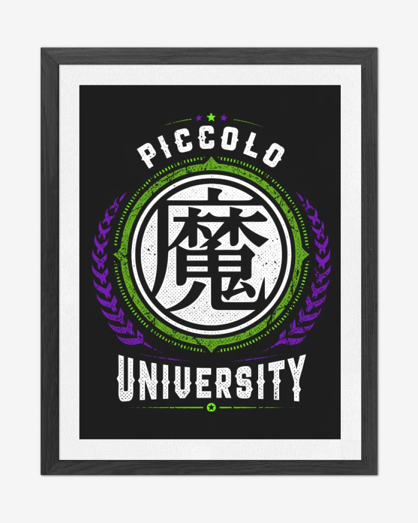 Cuadro decorativo Negro de Piccolo University 2