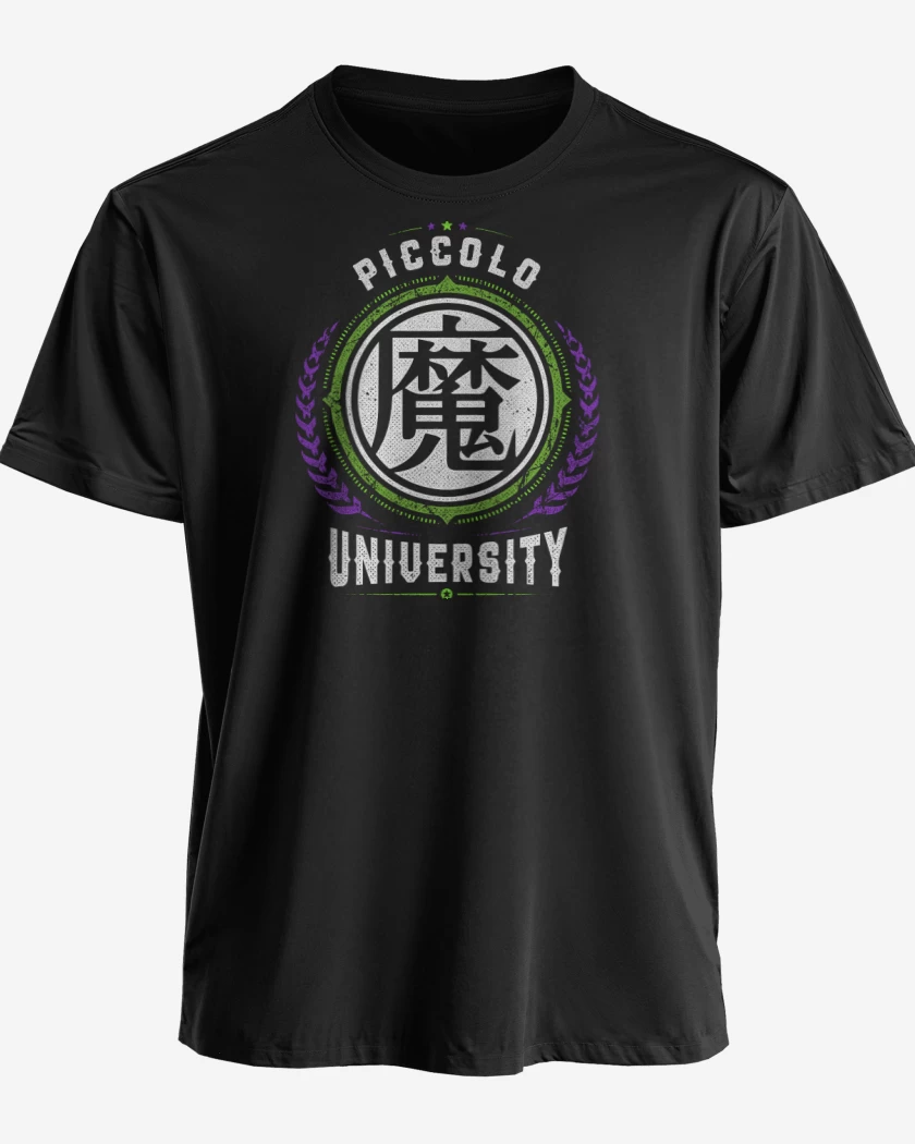 Polera premium Negro de Piccolo University 2