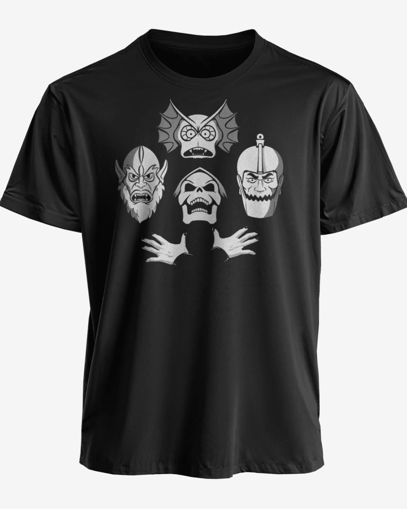 Polera premium Negro de Bo - He Man - Rhapsody