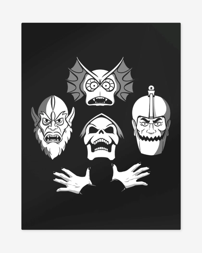Print metalico Negro de Bo - He Man - Rhapsody