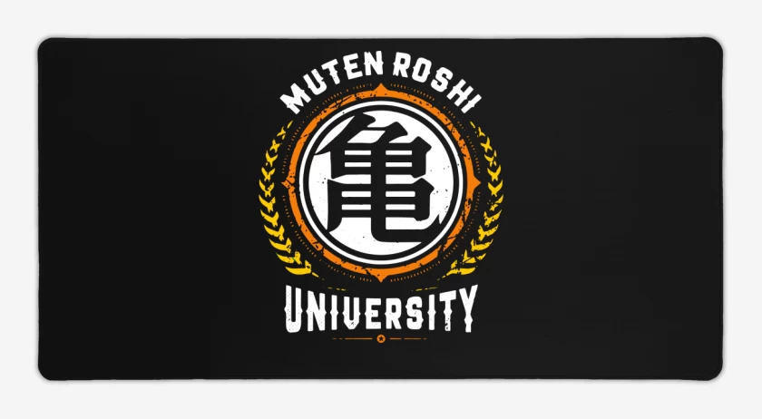 Mouse pad Gamer Negro de Roshi University