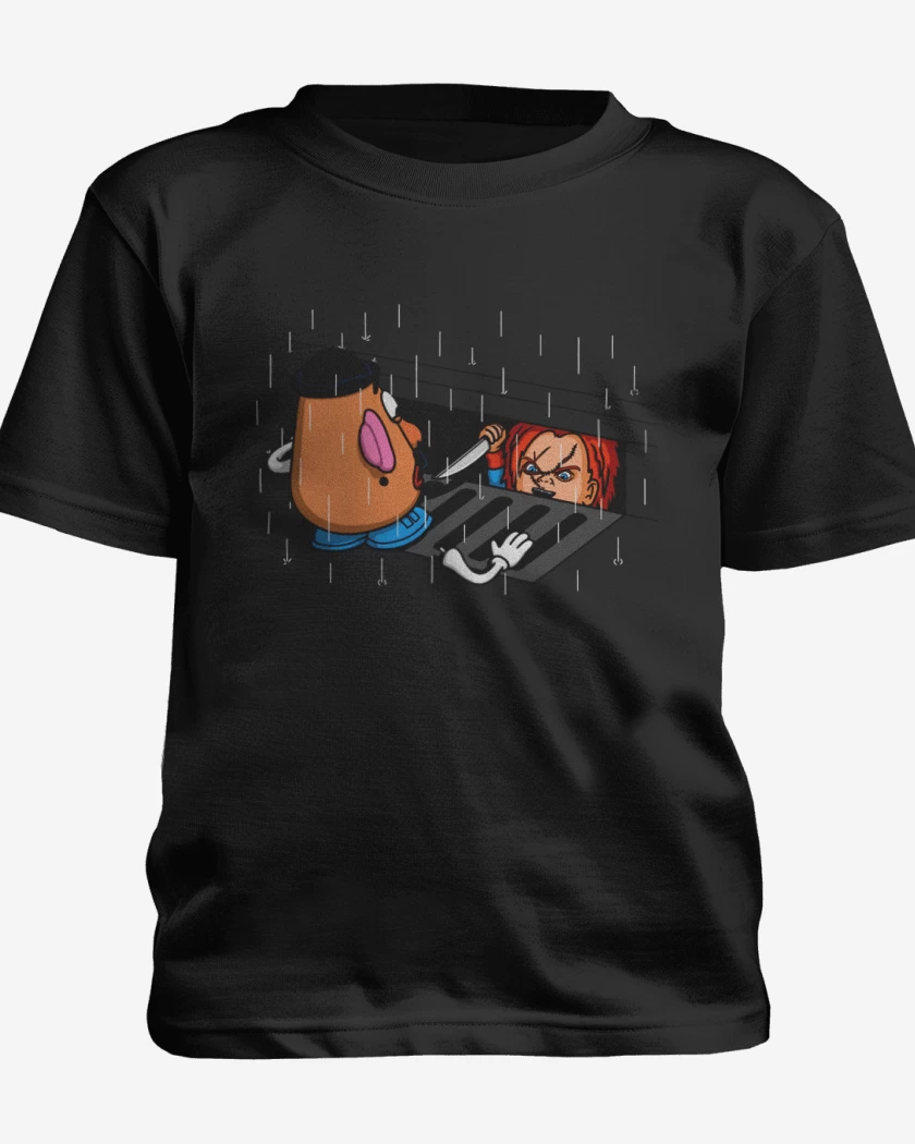 Polera de niño Negro de Chucky