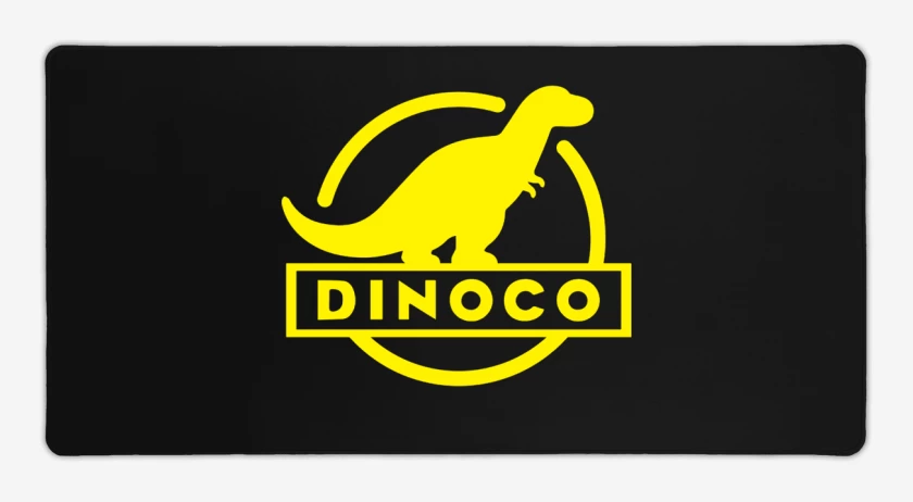 Mouse pad Gamer Negro de Dinoco Bolsillo