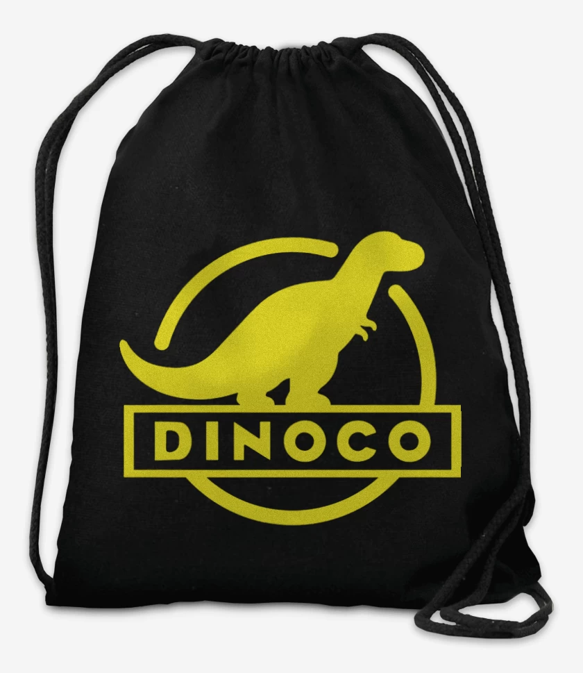 Mochila Negro de Dinoco Bolsillo