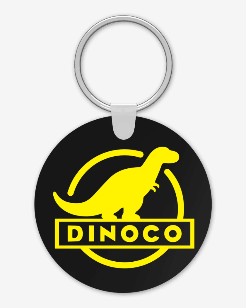 Llavero Negro de Dinoco Bolsillo