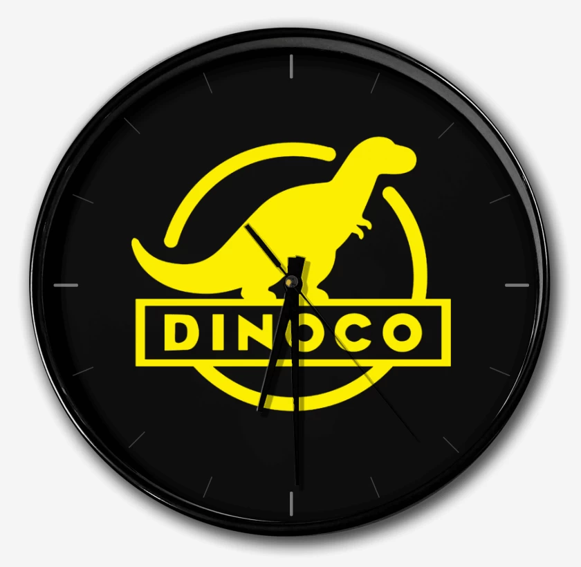 Reloj Negro de Dinoco Bolsillo