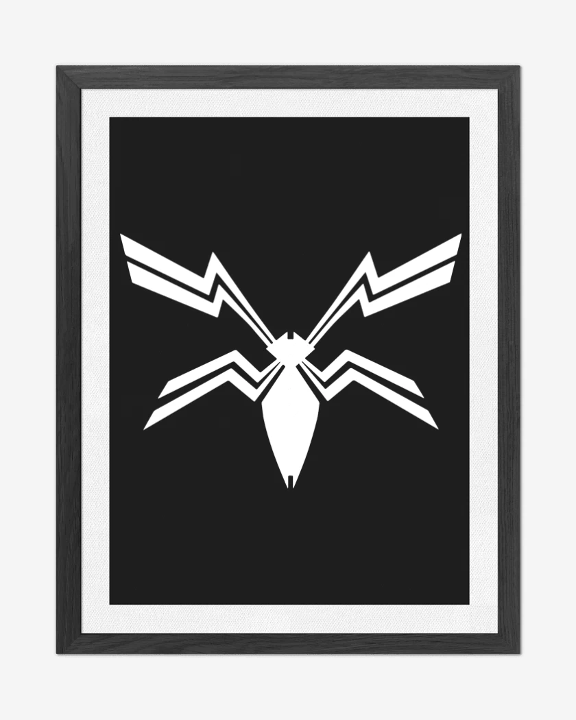 Cuadro decorativo Negro de Logo Veneno