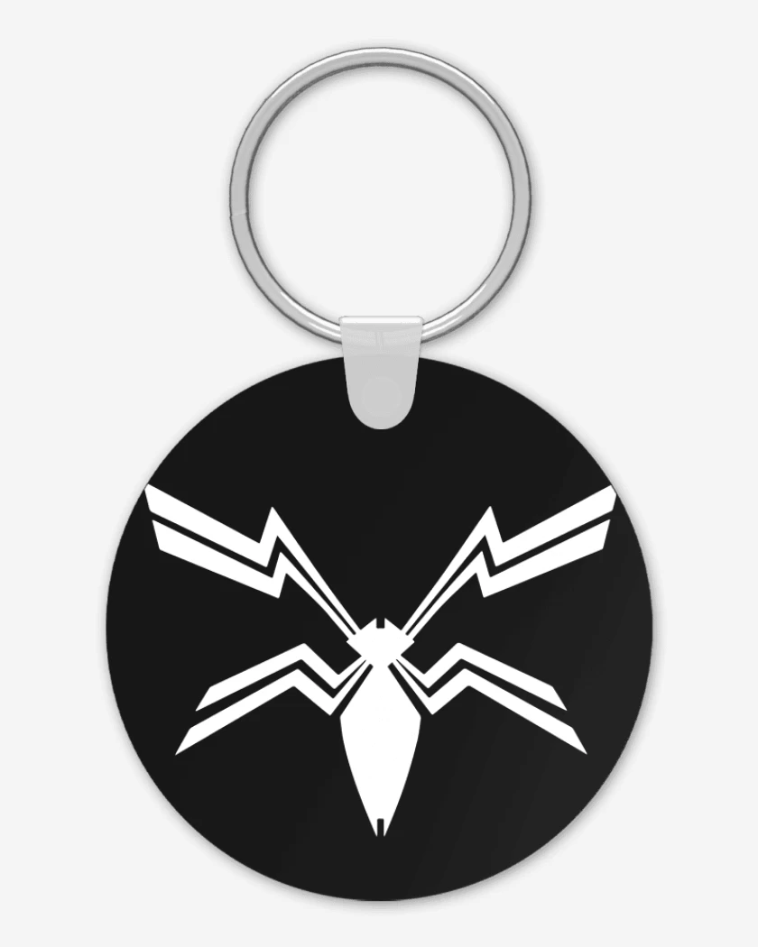Llavero Negro de Logo Veneno