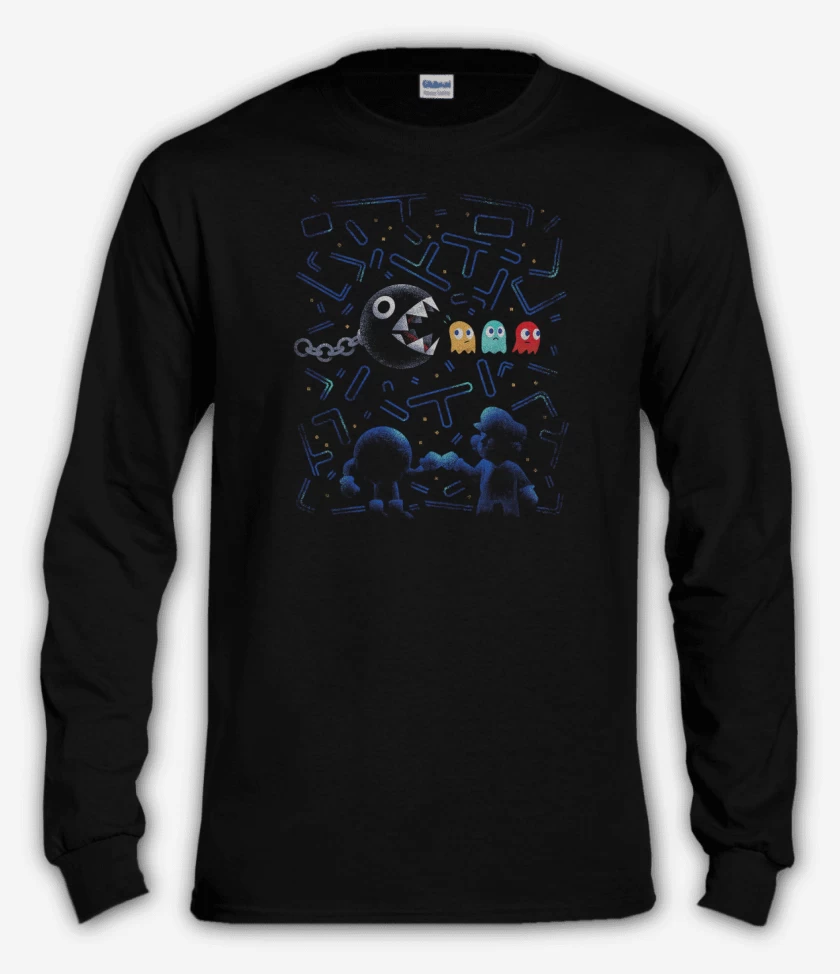 Polera manga larga Negro de Teamwork