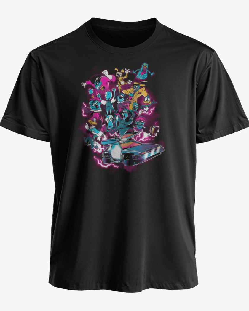 Polera premium Negro de Volver al Pasado