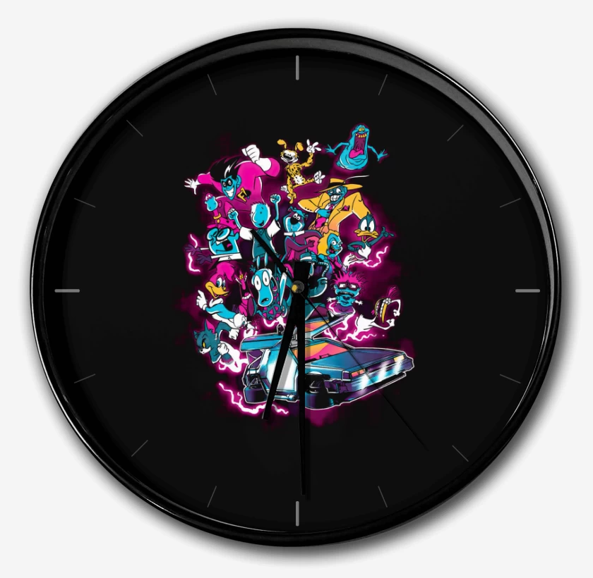 Reloj Negro de Volver al Pasado