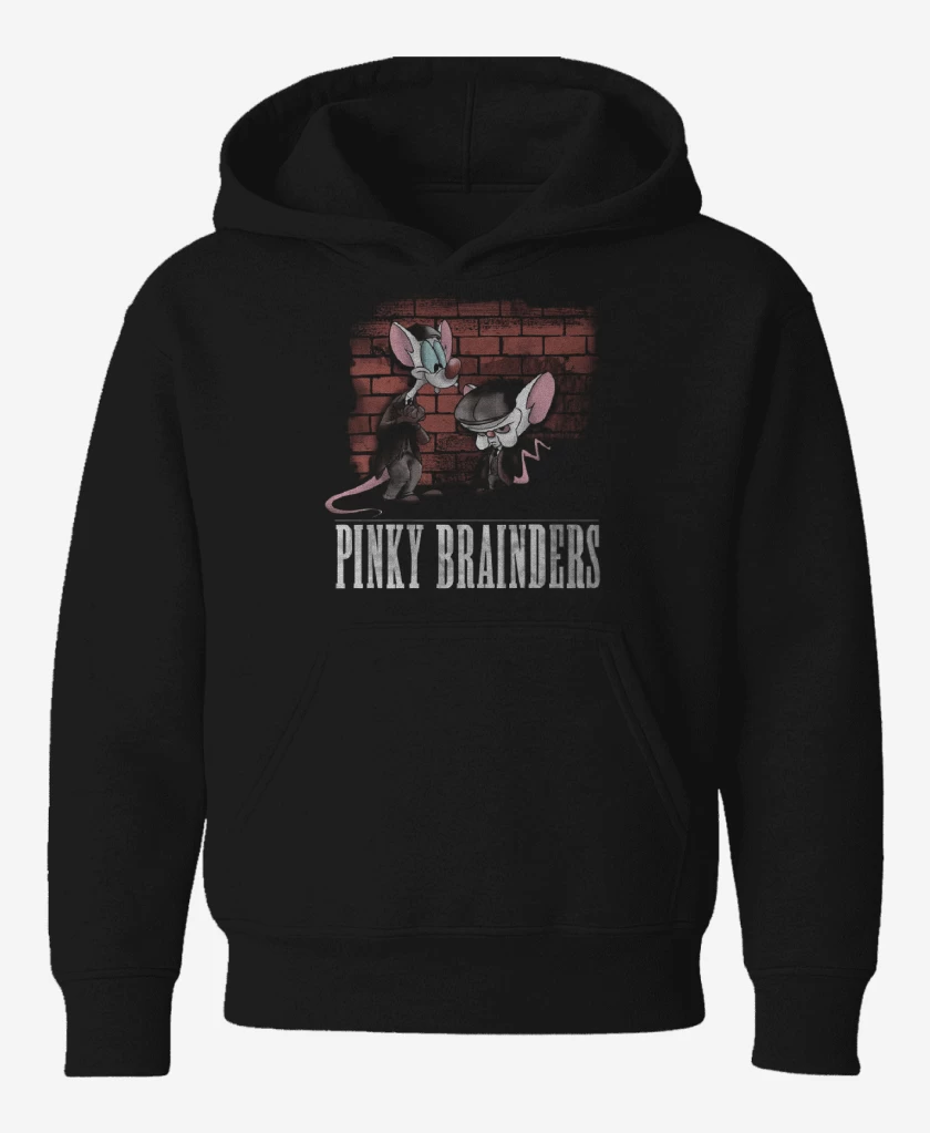 Poleron de niño Negro de Pinky Brainders