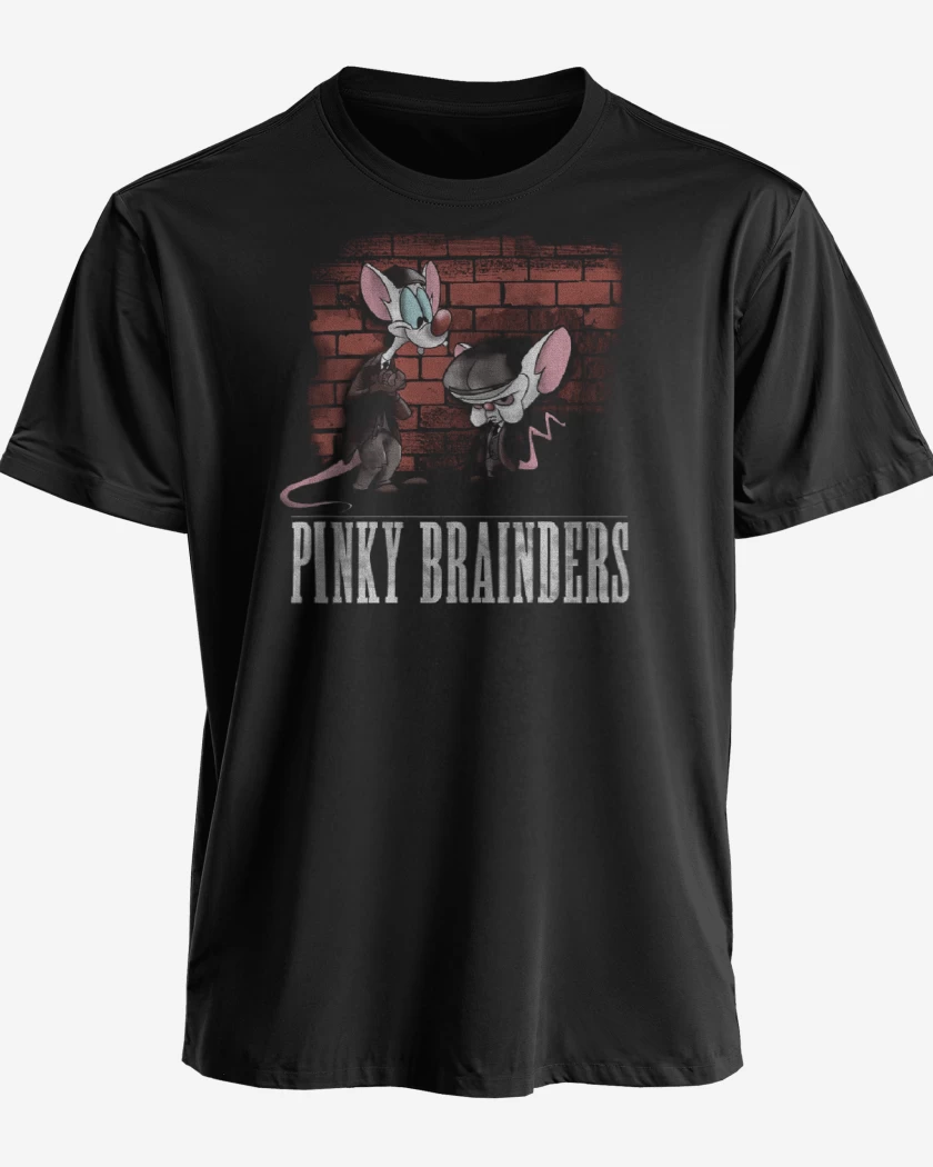 Polera premium Negro de Pinky Brainders
