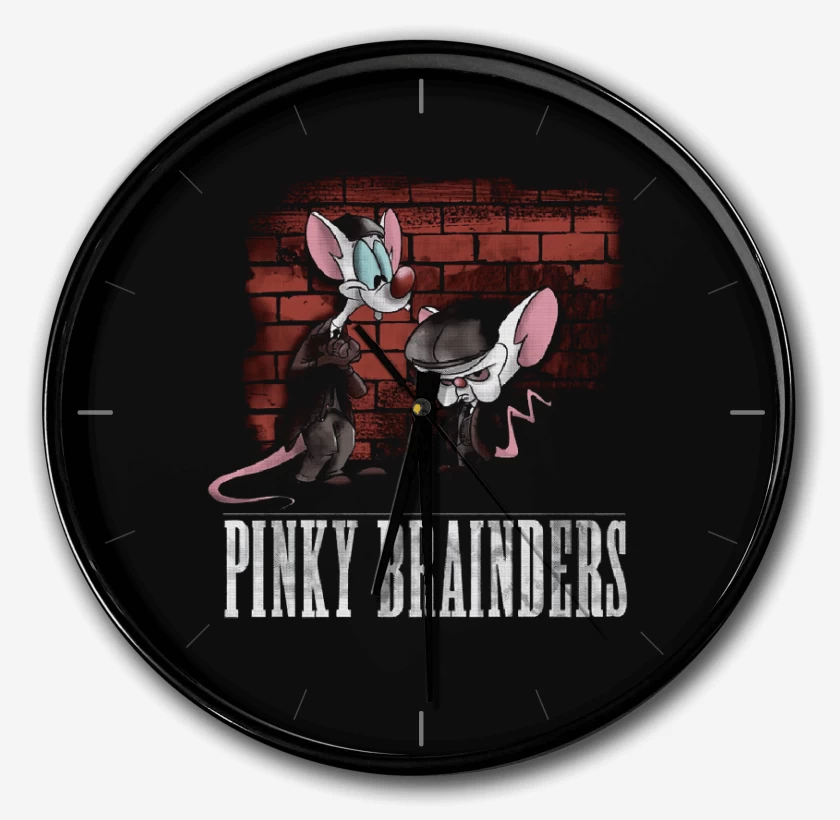 Reloj Negro de Pinky Brainders