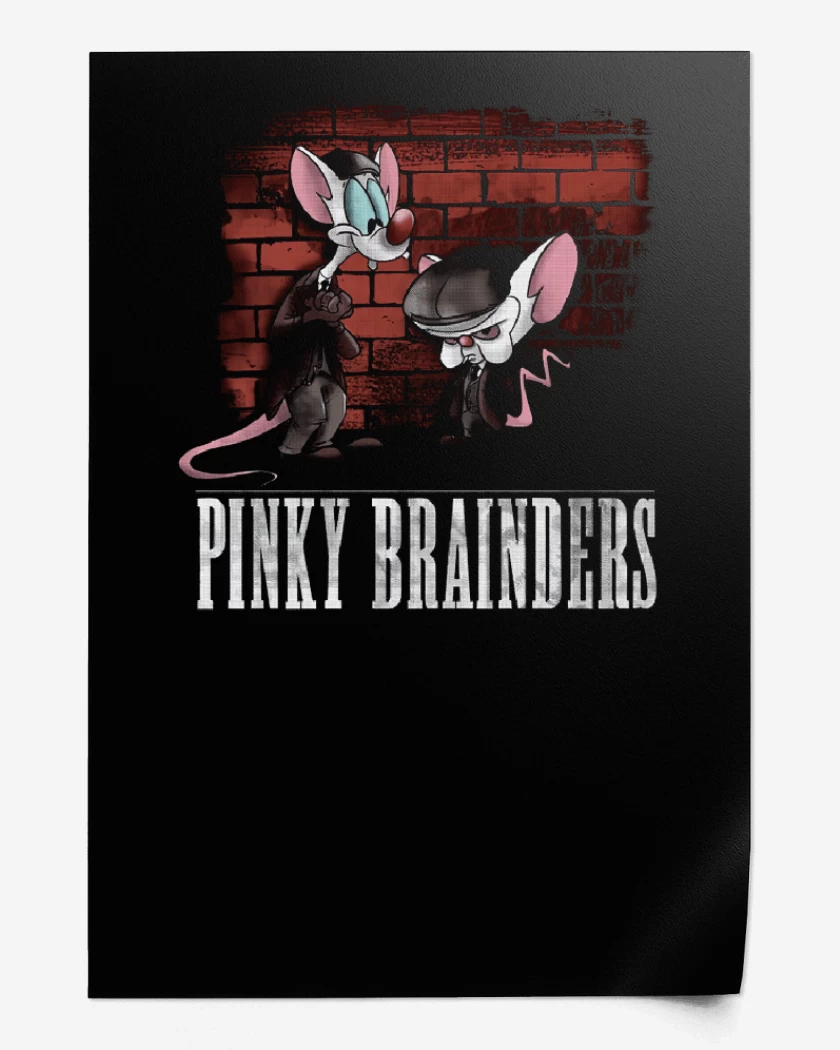 Print Negro de Pinky Brainders