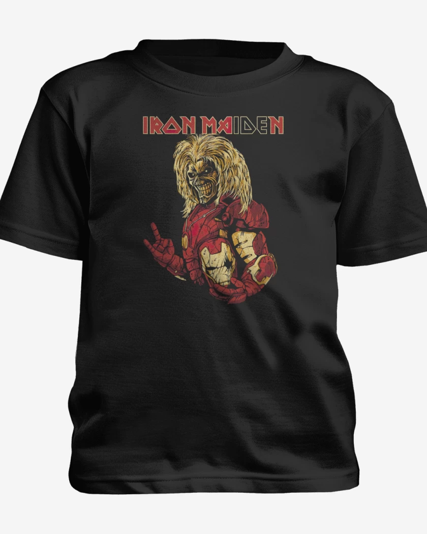 Polera de niño Negro de Iron Ma(ide)n
