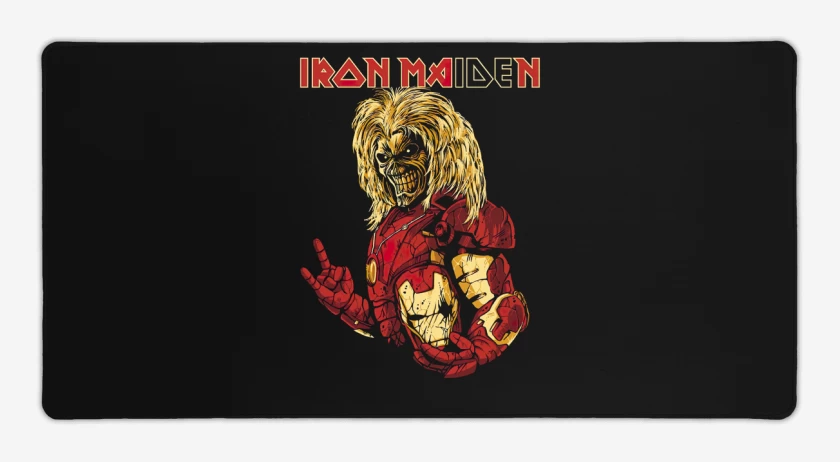 Mouse pad Gamer Negro de Iron Ma(ide)n