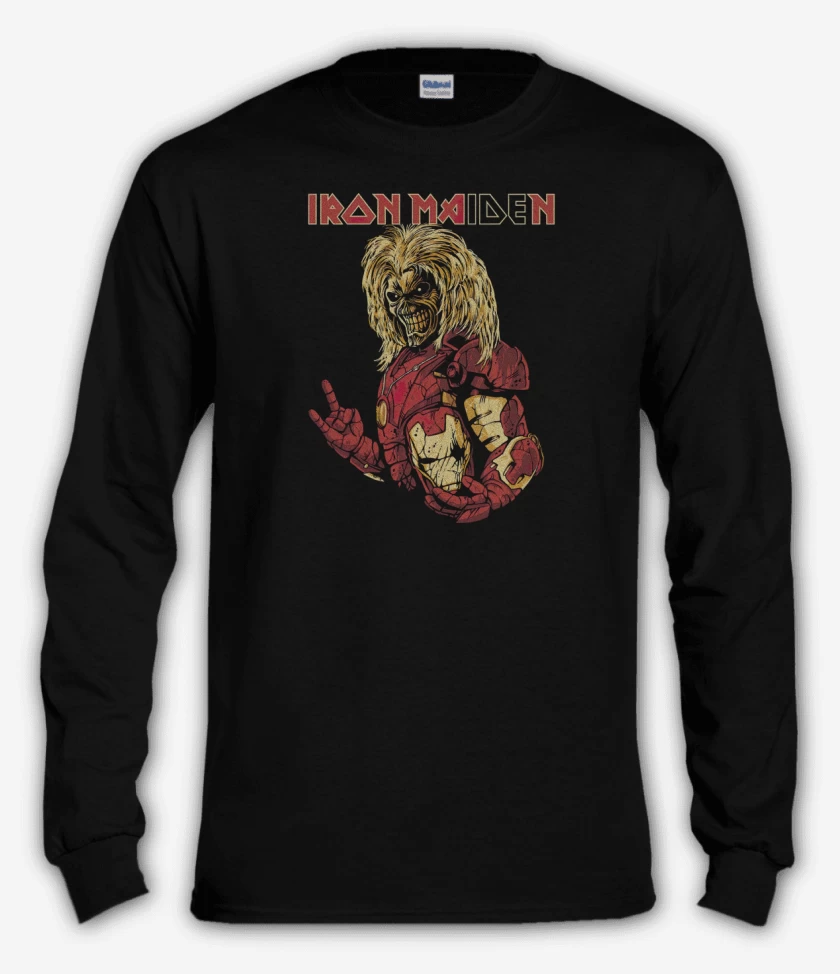 Polera manga larga Negro de Iron Ma(ide)n