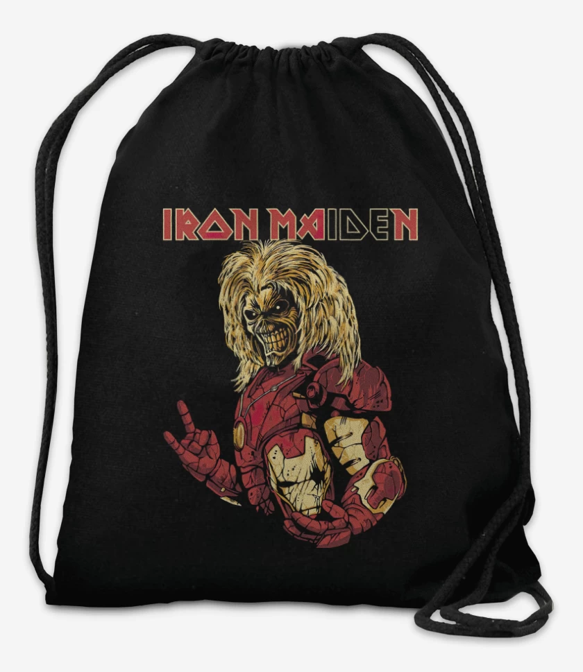Mochila Negro de Iron Ma(ide)n