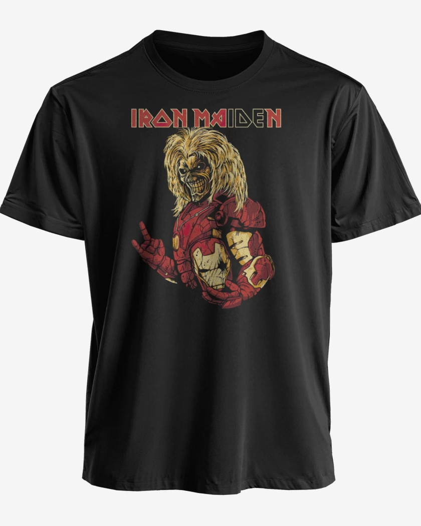 Polera premium Negro de Iron Ma(ide)n