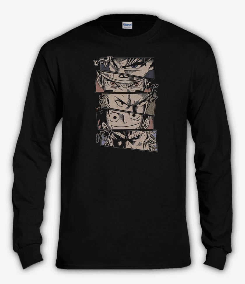 Polera manga larga Leyendas del Anime