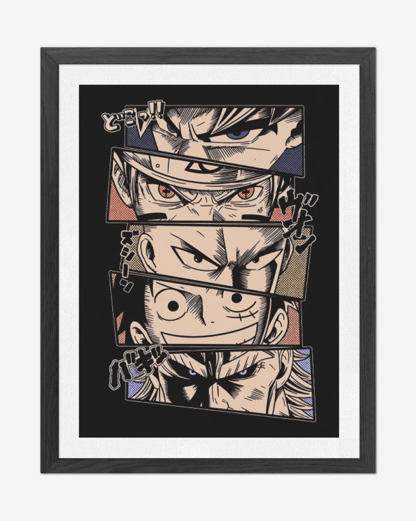 Cuadro decorativo Negro de Leyendas del Anime