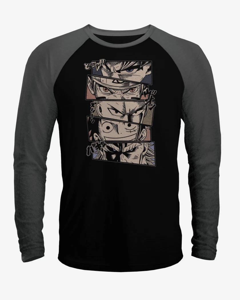 Polera Raglan Leyendas del Anime