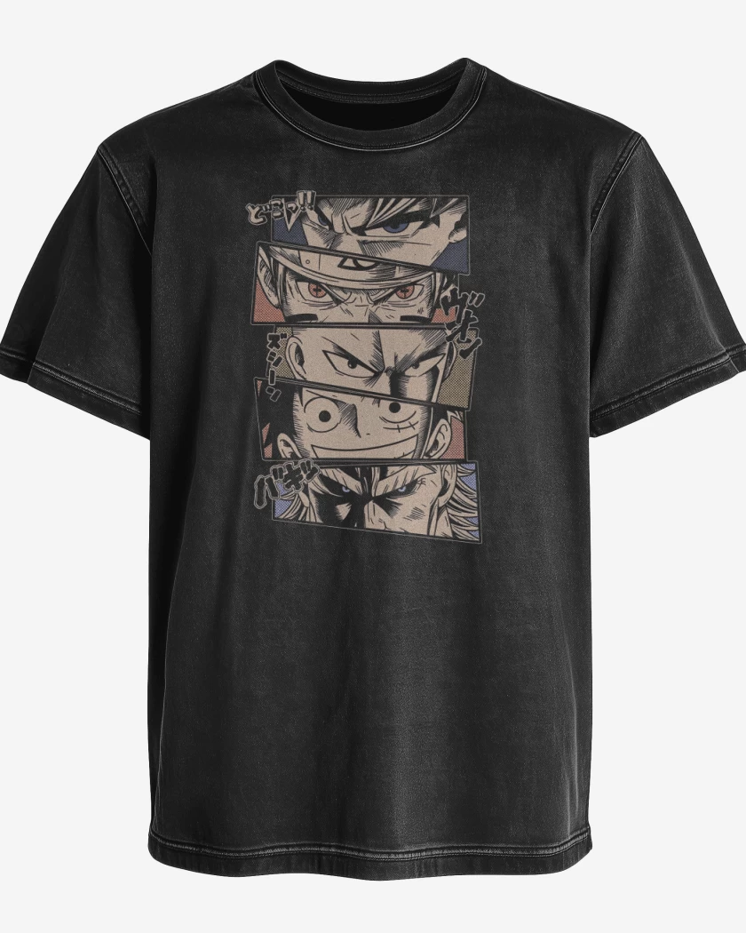 Polera desgastada Leyendas del Anime