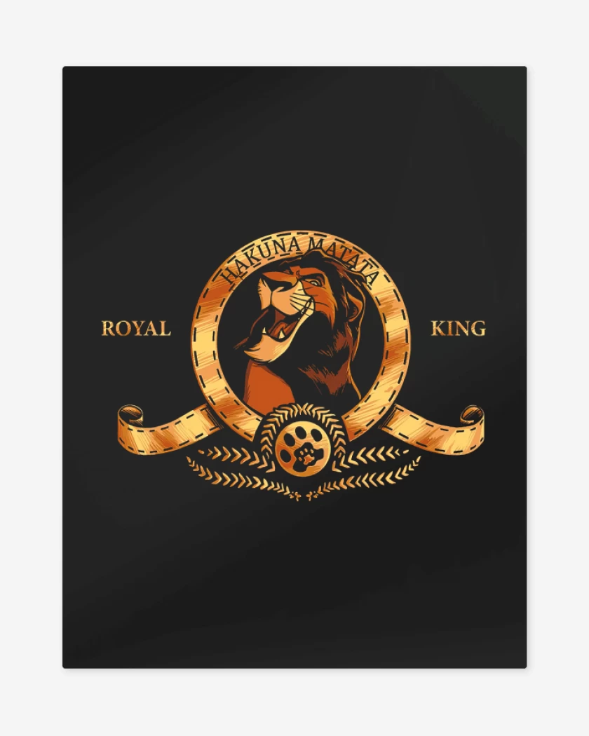 Print metalico Negro de Scar Studios