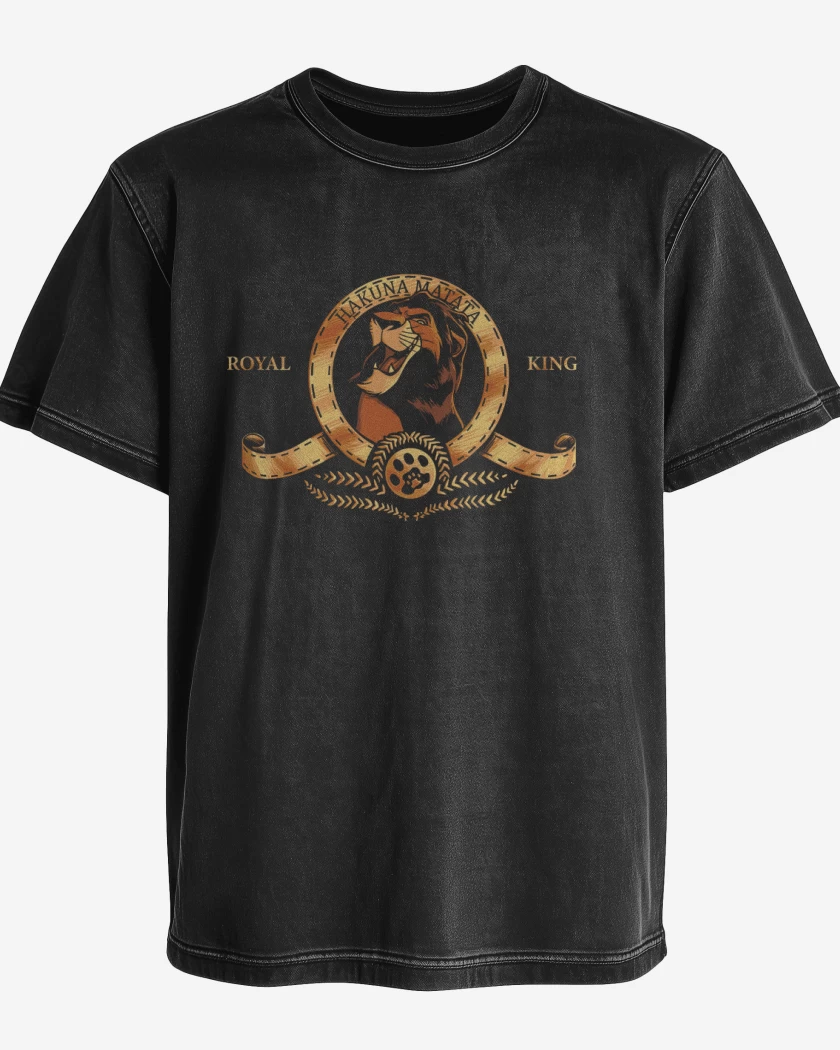 Polera desgastada Negro de Scar Studios