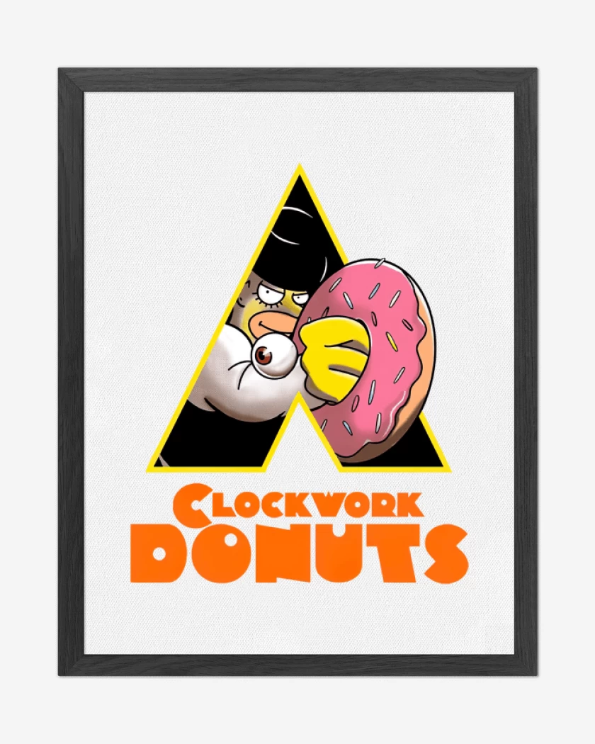 Cuadro decorativo Blanco de Clockwork Donuts
