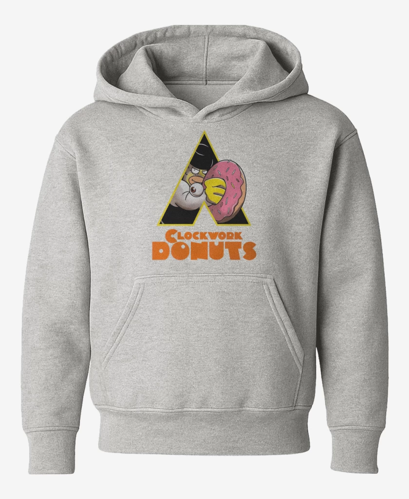 Poleron de niño Gris Melange de Clockwork Donuts
