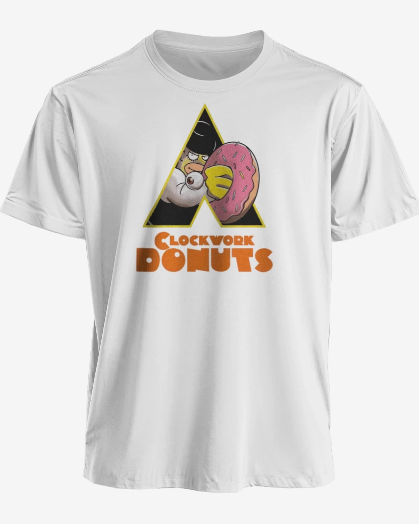 Polera premium Blanco de Clockwork Donuts